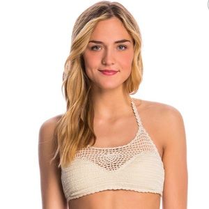 99 degrees Endless Sea High Neck Bikini Top NWT Lr